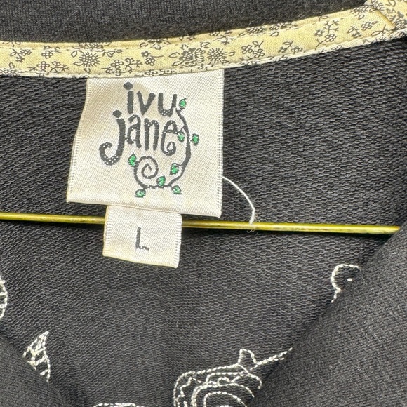 IVY JANE EMBROIDERED WOMENS JACKET 3/4 sleeves size L - Picture 8 of 8